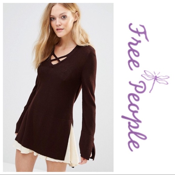 Free People Tops - Free People Criss Cross Tunic